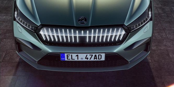 Világító hűtőmaszkot kapott az új farmotoros Skoda, döbbenetes, ahogy kinéz