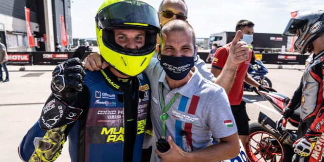 Sebestyén Péter kiváló eredményeket ért el a Supersport-vb-n