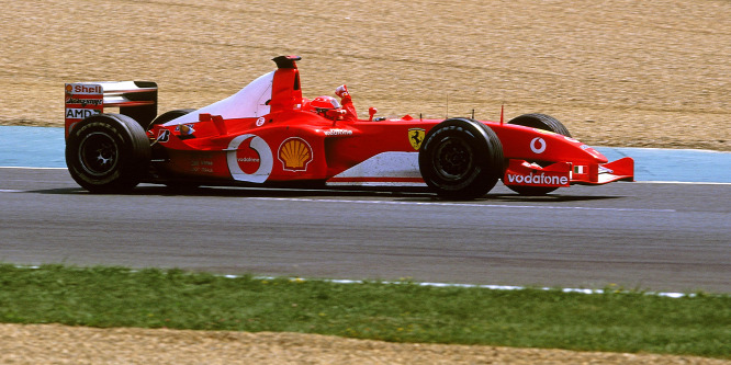 Ez az autó nemcsak Schumachert, a Ferrarit is modern klasszikussá tette