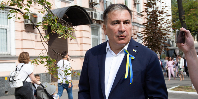A száműzetésben élő Miheil Szaakasvili kész elindulni Georgia miniszterelnöki posztjáért