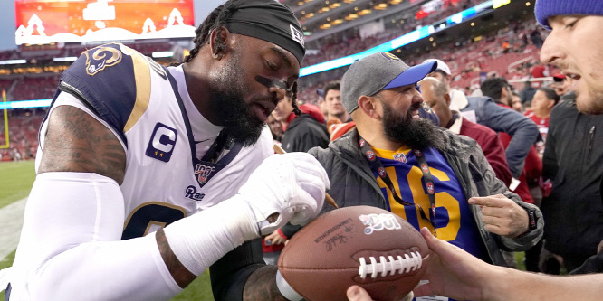 Rekordszerződést kap a Los Angeles Rams védője