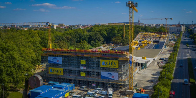 Liget Budapest: ősszel szerkezetkész állapotban lesz az új Néprajzi Múzeum