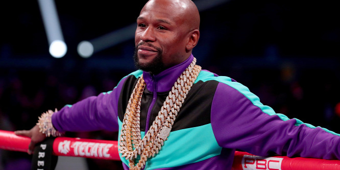Floyd Mayweather megint elmegy cirkuszi bohócnak