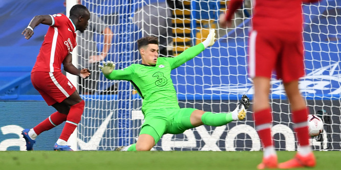 A világ legdrágább kapusa ezúttal a Liverpool ellen hibázott óriásit - videó