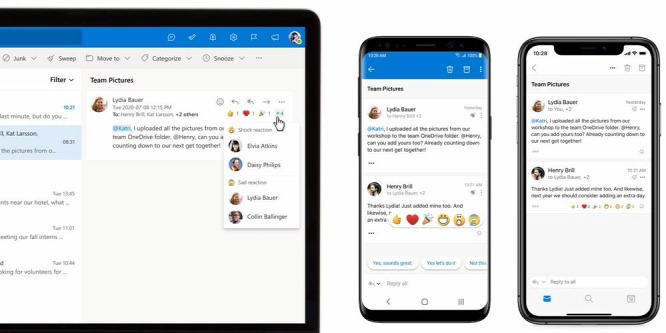 Sok újdonsággal frissül a mobilos Outlook levelező