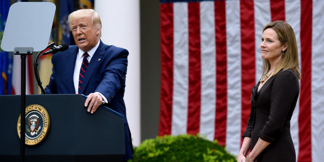 Donald Trump a konzervatív Amy Coney Barrett bírót jelölte alkotmánybírónak