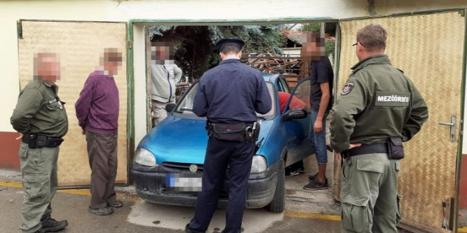 A rendőrök kapták el a szemetelőket Hajdúböszörményben