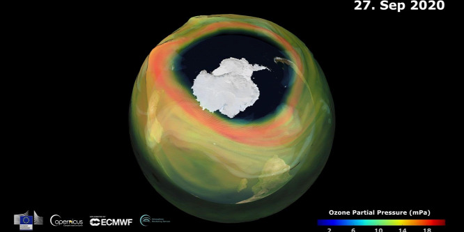 Elérte idei maximumát az Antarktisz feletti ózonlyuk
