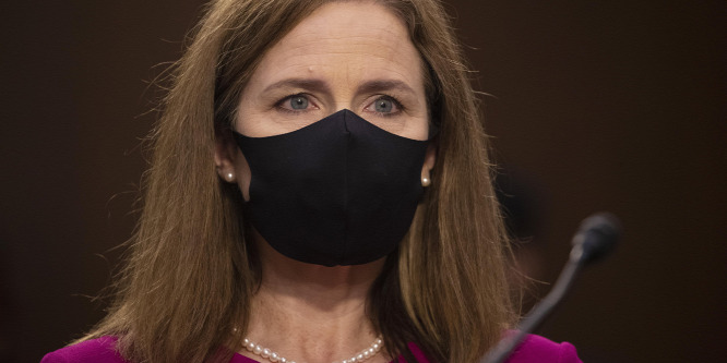Megkezdődött Amy Coney Barrett alkotmánybíró-jelölt négynapos meghallgatása