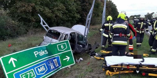 Baleset történt a 6-os úton, többen megsérültek