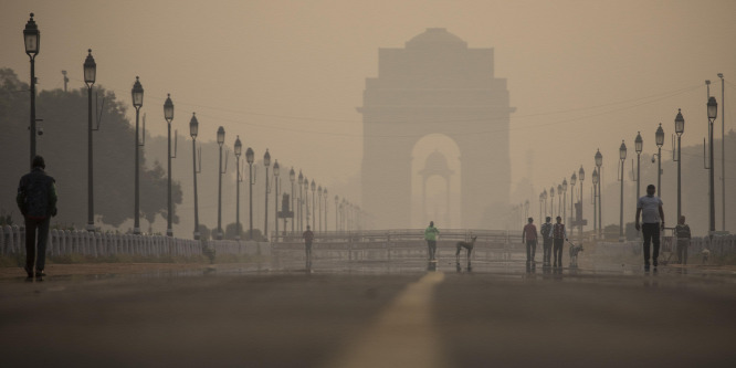 Hatalmas a szmog India nagyvárosaiban - fotógaléria