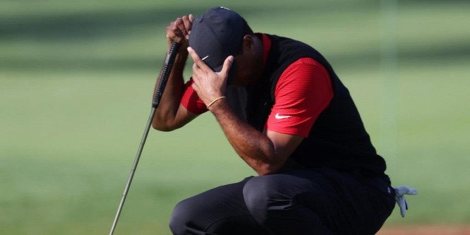 Egy videó megmutatja, milyen szörnyű formában van Tiger Woods
