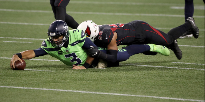 Ezúttal rangadón parádézott a Seattle Seahawks irányítója - videó