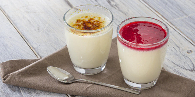 2 az 1-ben ital és desszert: pezsgős panna cotta újévre