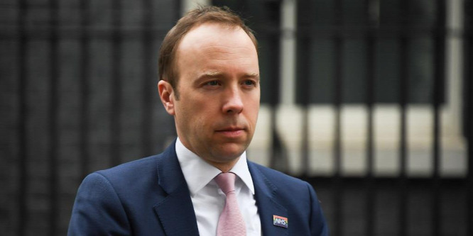 Lemondott Matt Hancock brit egészségügyi miniszter