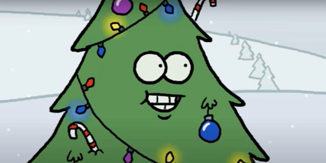Trükkös fenyőfák a karácsonyi időszakban, avagy feketehumor a köbön - Videó