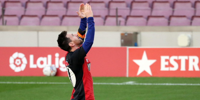 Érvényben marad Messi sárga lapja, amit a Maradonára emlékezésért kapott