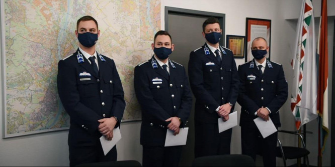 Jutalmat kaptak az életmentő angyalföldi rendőrök - videó