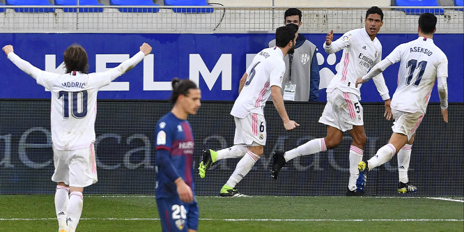 A Real Madrid világbajnok védőjének két góljával fordított az újonc ellen - videó