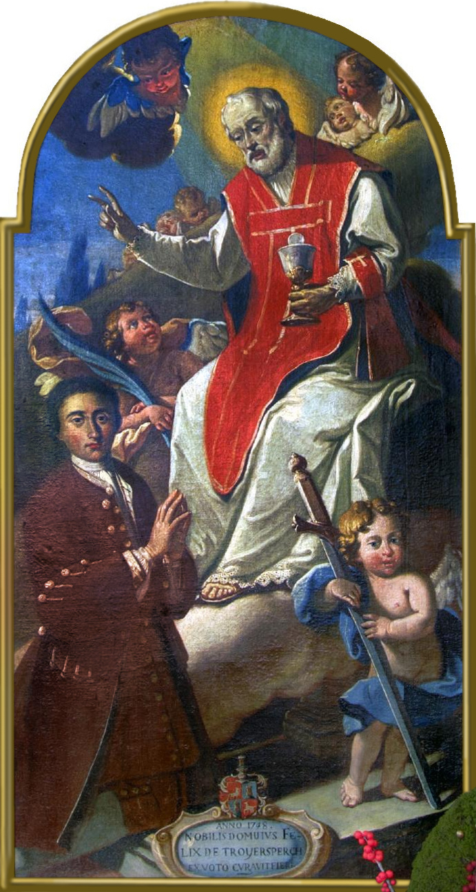 Antonio Paroli - Sv. Valentin z donatorjem