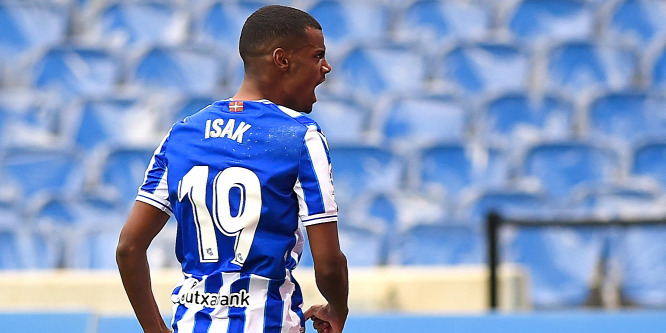 Bombaformában a Real Sociedad fiatal svéd csatára - videó