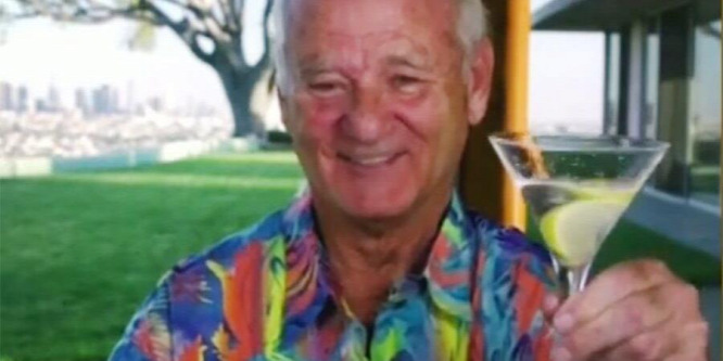 Bill Murray volt az idei Golden Globe legnagyobb trollja: hawaii ingben várta az eredményt