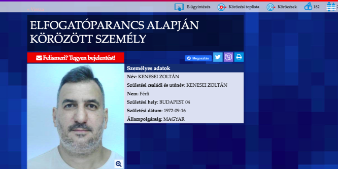 Már nem körözi a rendőrség a korábbi NB I-es focistát
