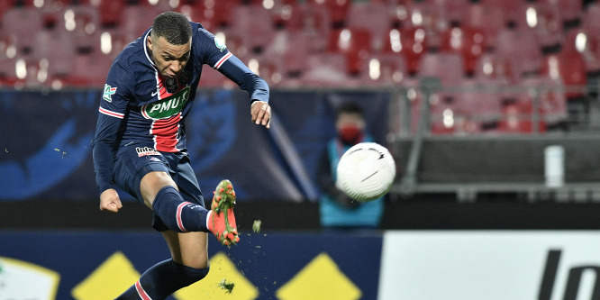 Mbappe két gólt rúgott, simán továbbment a PSG a Francia-Kupában