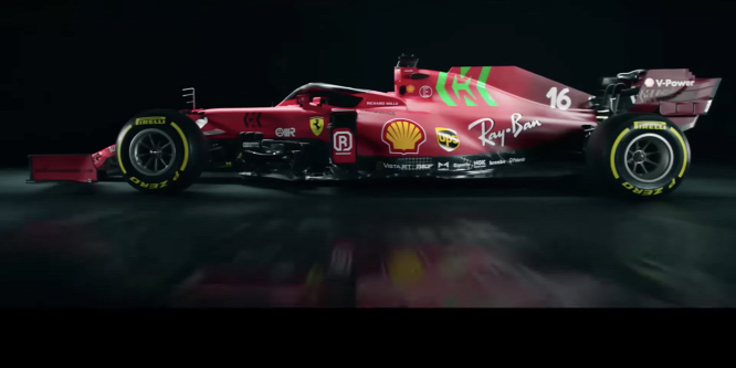 Múltidéz festéssel érkezett a 2021-es F1-es Ferrari