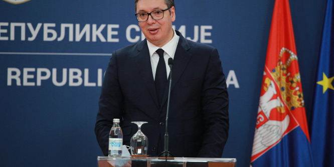 Lemondott a Szerb Haladó Párt elnöki posztjáról Aleksandar Vucic szerb köztársasági elnök