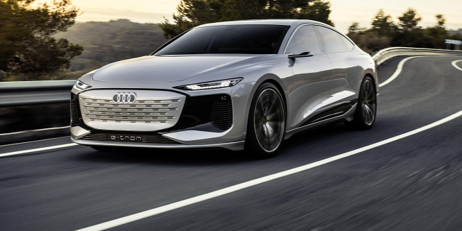 Akár 700 kilométer egy feltöltéssel - Audi A6 E-tron Concept galéria