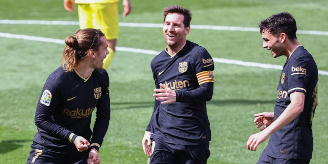 Griezmann góljaival fordított és nyert a Barcelona a Villarreal ellen