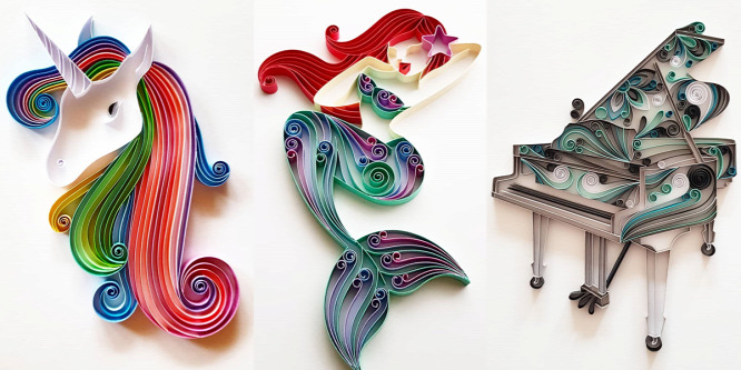 Quilling technikával dolgozik a papírművész, aki valódi remekműveket készít - Galéria