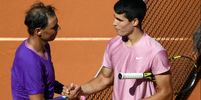 Rafael Nadal legyőzte az utódját a madridi tenisztornán - videó