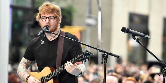 Ed Sheeran nyolc hónapos kislánya elsírja magát, ha apja énekel