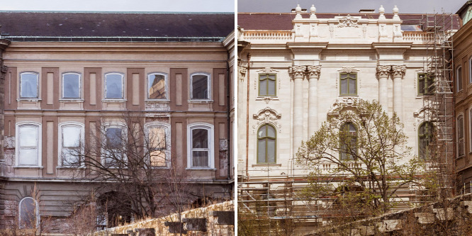 Elkészült a Budavári Palota első helyreállított épületrésze - nézze meg a képeket!
