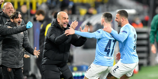 Pep Guardiola szivarral és énekléssel ünnepelte a Manchester City bajnoki címét - videó