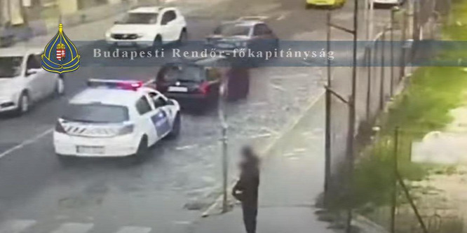 Még munkaidő előtt elfogott egy autófeltörőt egy józsefvárosi rendőr - videó