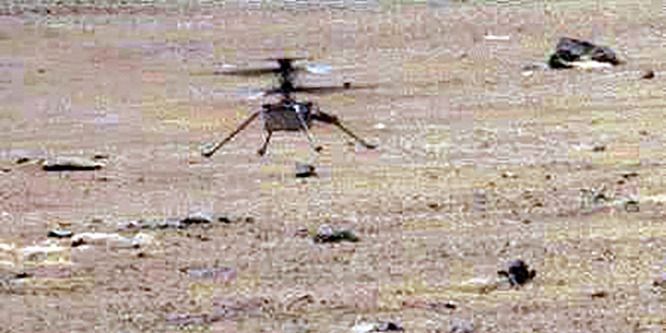 Nem volt zökkenőmentes a NASA Mars-helikopterének hatodik útja