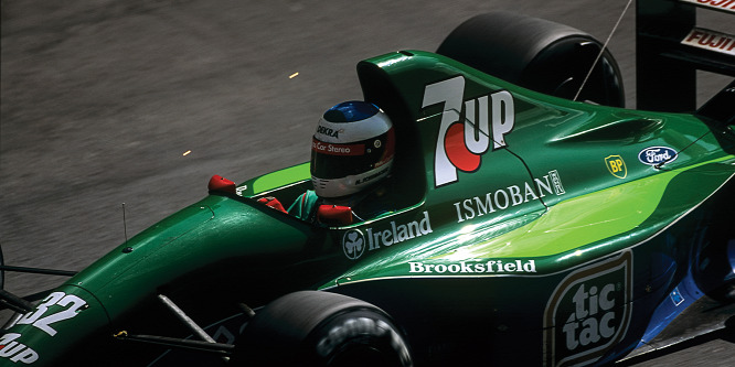 Eladó Michael Schumacher első Forma-1-es autója: ezzel a smaragdzöld Jordannel debütált