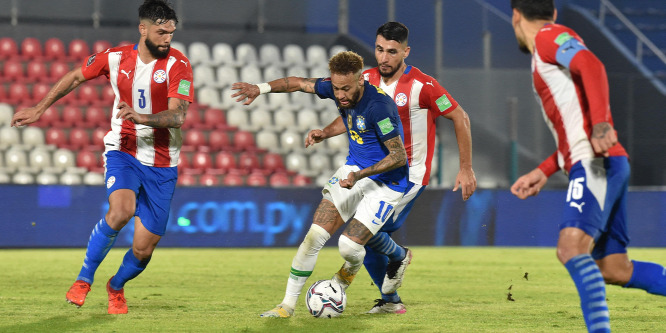 Neymar fantasztikus formában játszik a brazil válogatott vb-selejtezőin - videó