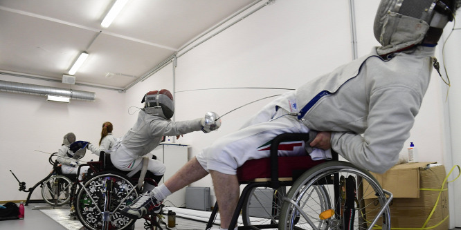 Így készülnek kerekesszékes vívóink a tokiói paralimpiára