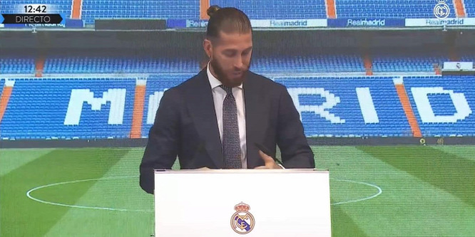 Sergio Ramos sírva búcsúzott a Real Madridtól