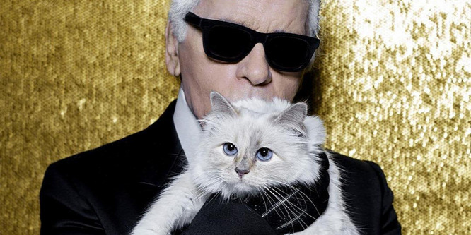 Karl Lagerfeld, akinek a cicája lett a múzsája