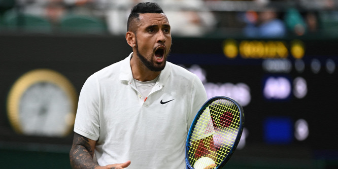 Fantasztikus: 43 másodperc alatt nyert játékot a tenisz botrányhőse Wimbledonban - videó