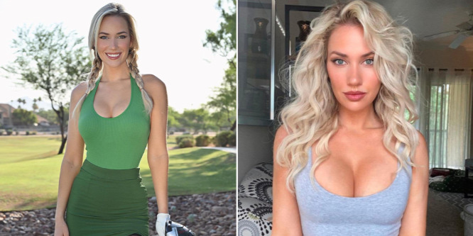 A szexi golfozónő vadító öltözetben ünnepelte július negyedikét - kép