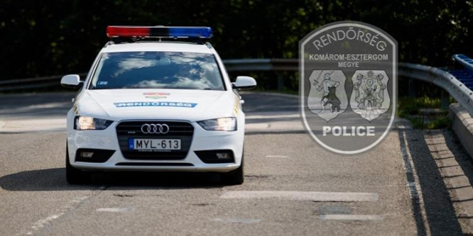 Életveszélyes manővert hajtott végre egy sofőr Esztergomban
