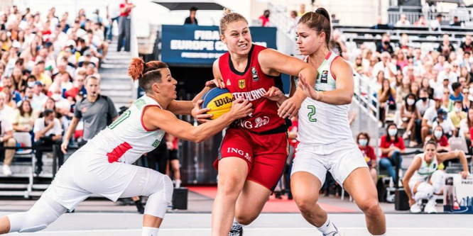 Szoros meccsen kapott ki a 3x3-as női kosárválogatott a párizsi Eb-n