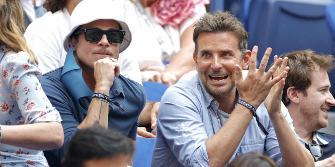 Brad Pitt, Leonardo DiCaprio és Bradley Cooper is ott voltak a US Open történelmi döntőjén - képek