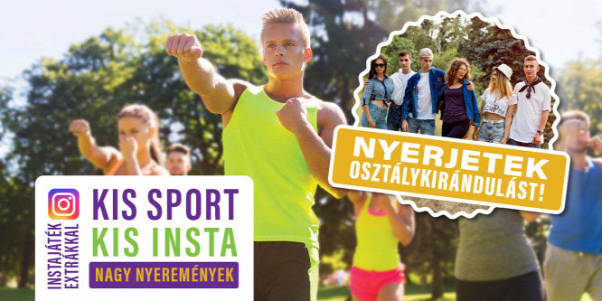 Sportoljatok és nyerjetek élménytábort az osztállyal!